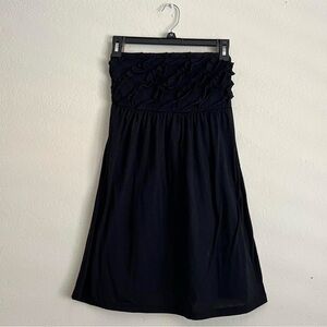 Elegant Black Strapless Dress